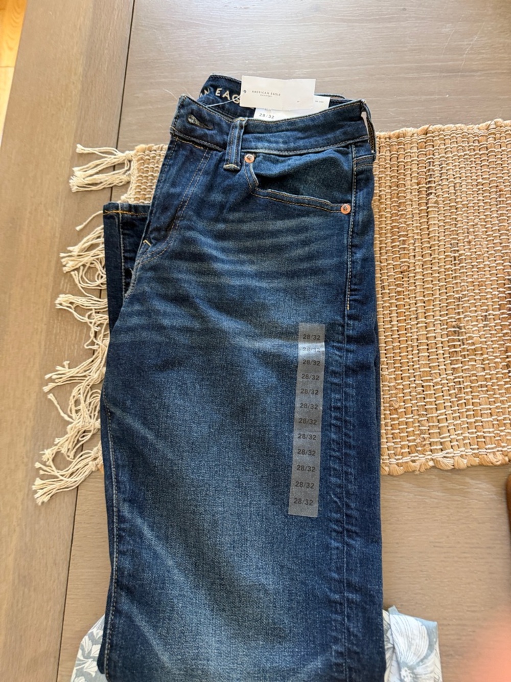 American Eagle Outfitters Men’s Straight Jeans - Dark Blue
